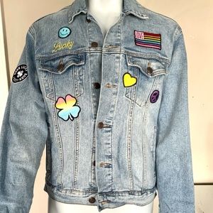 Lucky Brand PRIDE BORN LUCKY LGBTQ+ PRIDE Denim Jacket XS